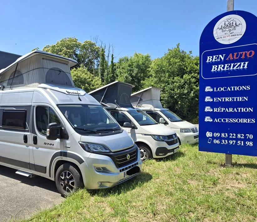Ben Auto Breizh Location Van Amenage Quimper Location De Van Amenage